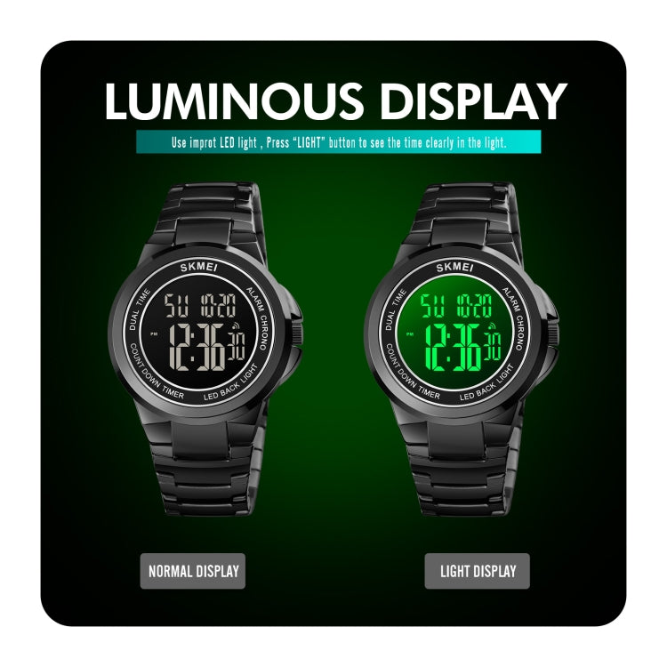 skmei-1712-dual-time-led-digital-display-luminous-stainless-steel-strap-electronic-watchsilver-and-white