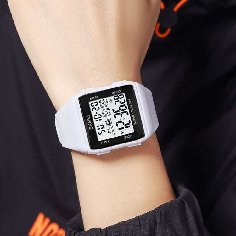 skmei-1960-stainless-steel-buckle-silicone-strap-waterproof-electronic-watchblue
