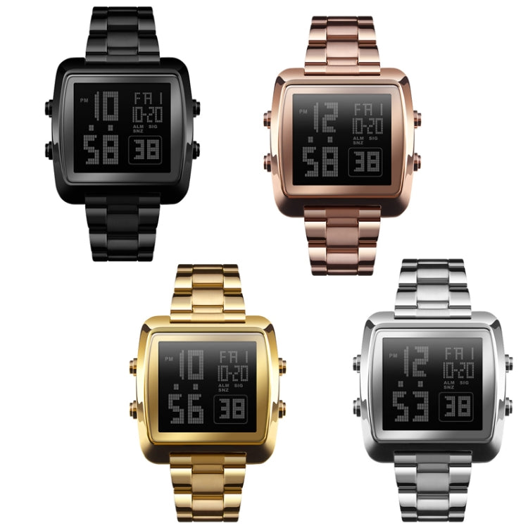 skmei-1369-retro-waterproof-gold-watch-men-steel-belt-luminous-square-watchsilver