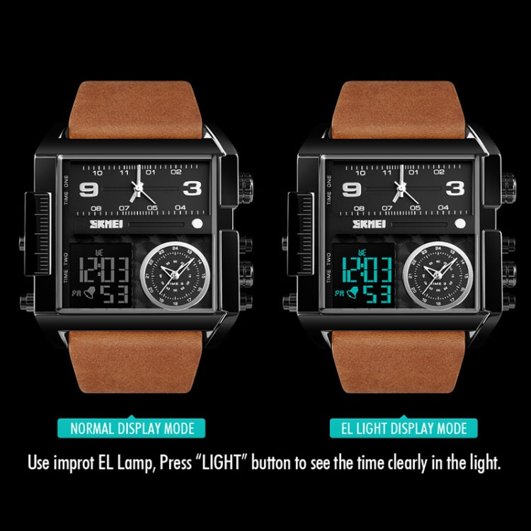 skmei-1391-multifunctional-men-business-digital-watch-30m-waterproof-square-dial-wrist-watch-with-leather-watchbandgold